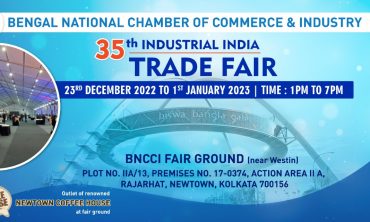 The 35th edition of the Industrial India Trade Fair, 2022  is going to be organized by the Bengal National  Chamber of Commerce & Industry. A one stop solution for Exhibitors, Networking, B2B & B2C Meet.    For the participation and any other queries call :- 033-2248-2951/52/53 or reach us at bncci@bncci.com Website : www.bncci.com